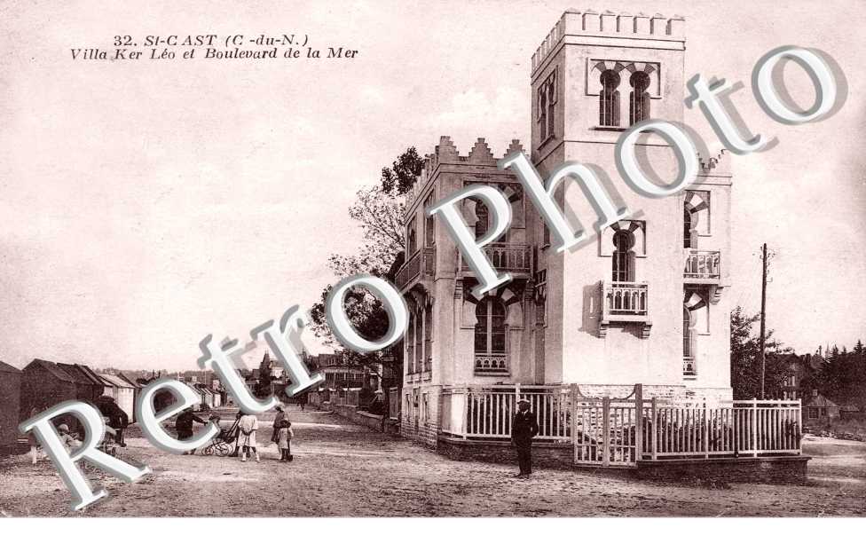 Villa Ker Leo et Boulevard de la Mer