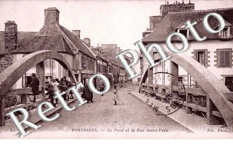 le pont et la rue Saint-Yves