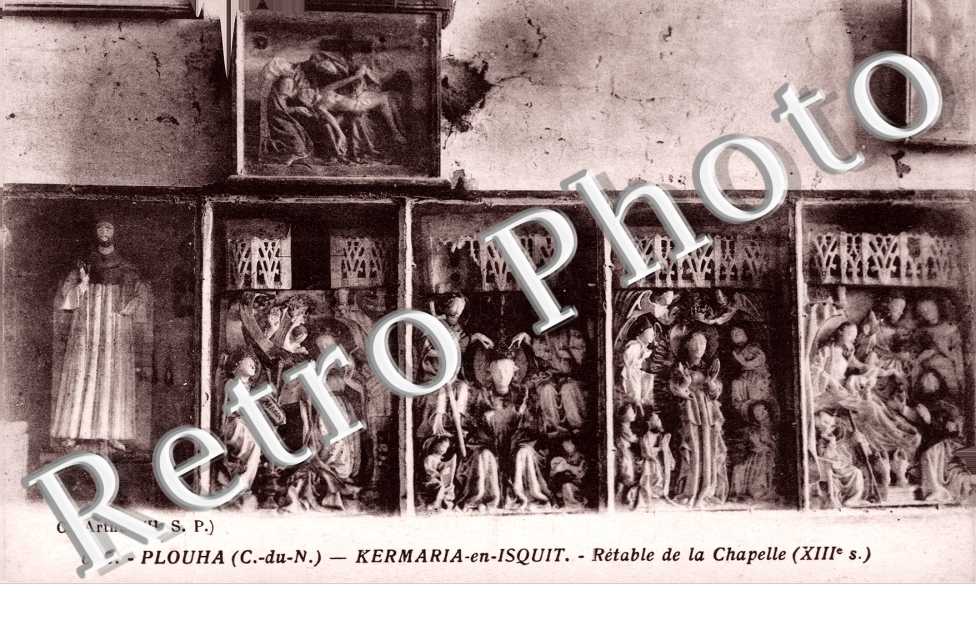 Kermaria en Isquit - Retable de la Chapelle