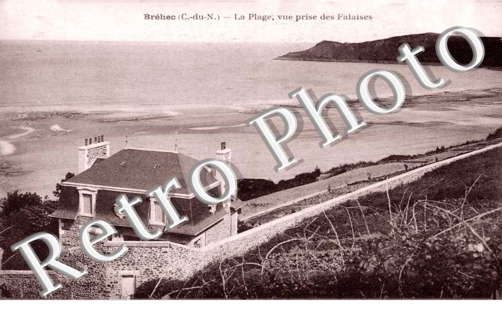 La Plage, vue prise des Falaises