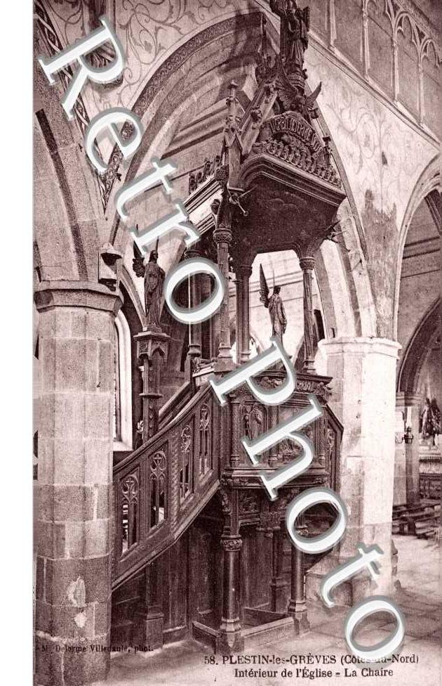 Interieur de l'eglise - la Chaire