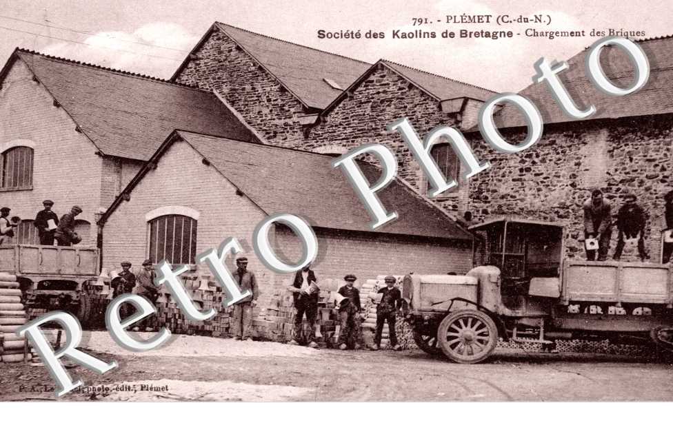 Societe des Kaolins de Bretagne, Chargement des Briques