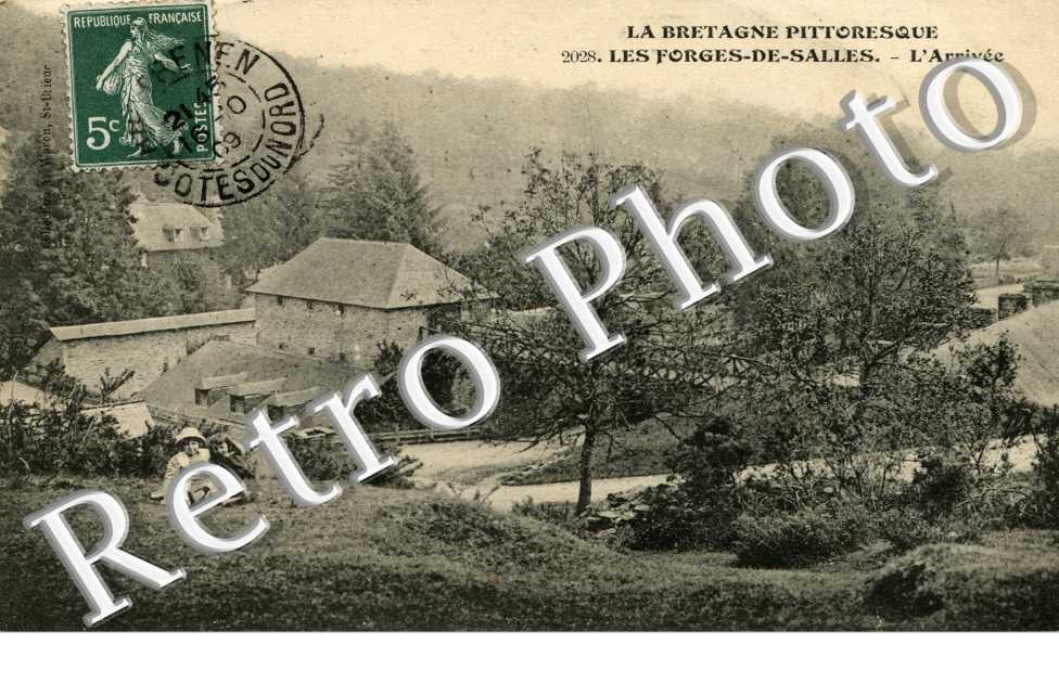 Les Forges de Salles - l'arrivee