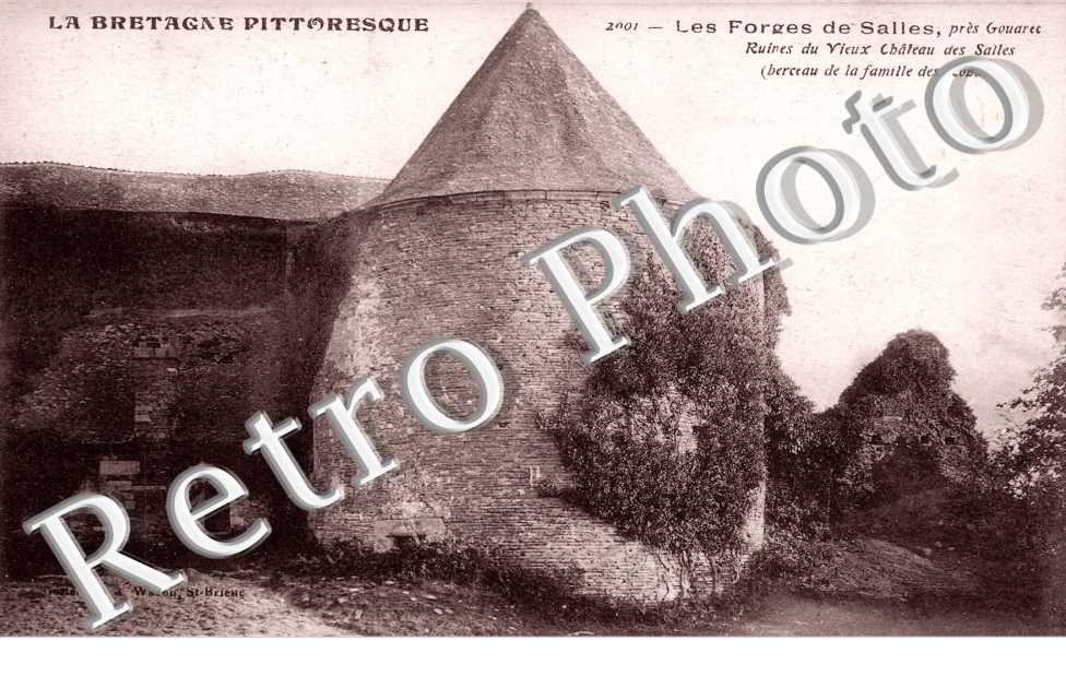 Les Forges de Salles - ruines du vieux chateau des Salles