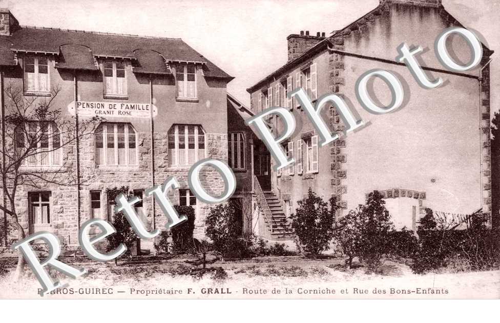 Pension de Famille Granit Rise, Propriétaire F. Grall. Route de la Corniche et Rue des Bons Enfants