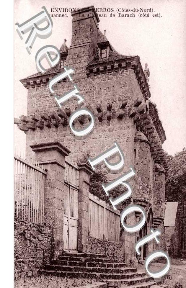 Louannec Le chateau de Barach