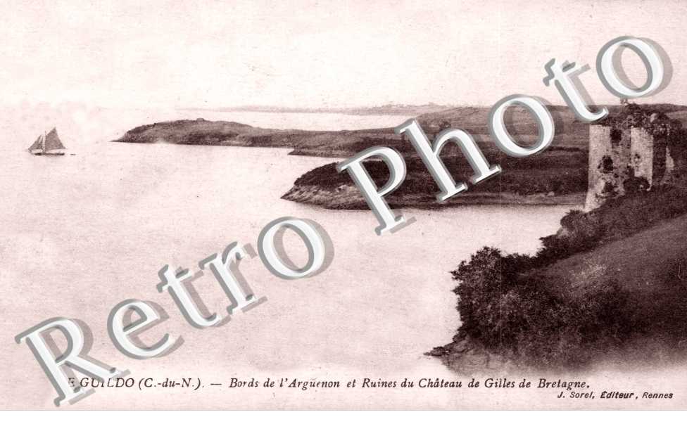 Bords de l'Arguenon et ruines du chateau de Gilles de Bretagne