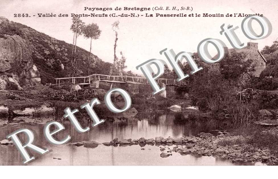 La Passerelle et le Moulin de l'Alouette