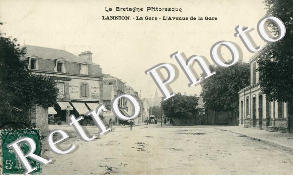 La Gare et l'Avenue de la Gare