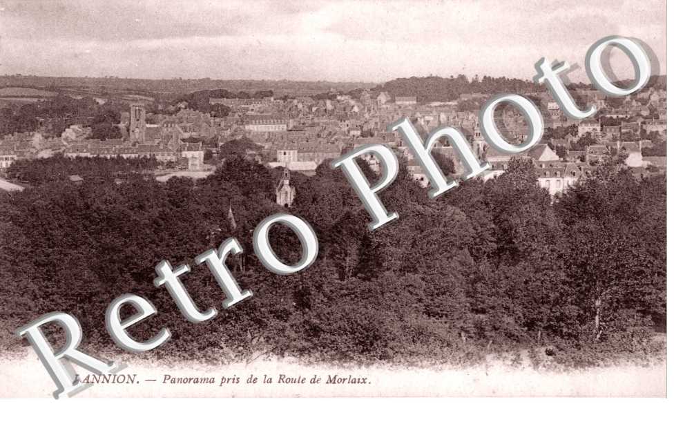 panorama pris de la Route de Morlaix