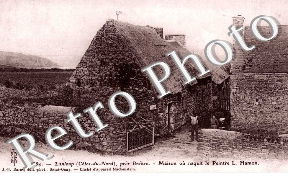 Maison ou naquit le Peintre L. Hamon