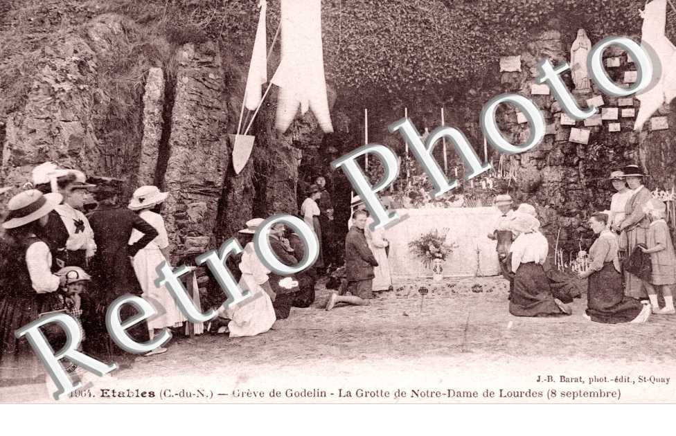 Grotte de Notre Dame de Lourdes, Greve de Godelin, Fete du 8 septembre 1918