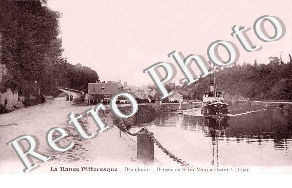 Beaudouin Bateau de Saint-Malo arrivant a Dinan