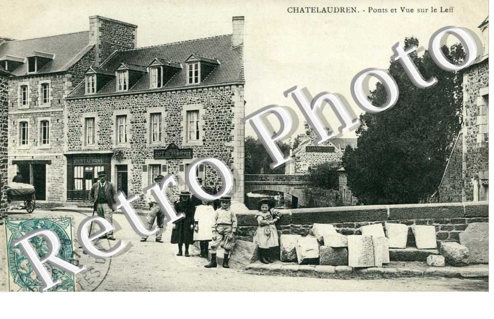 ponts et vue sur le Leff