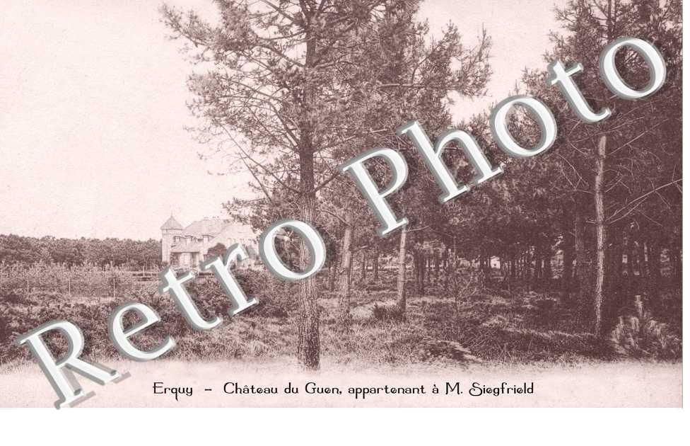 Erquy Chateau du Guen, appartenant a M. Siegfrield