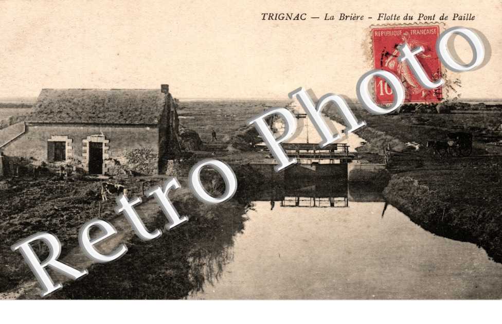 la Briere, flotte du pont de paille