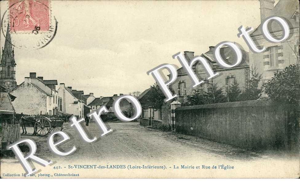 la mairie et rue de l'eglise