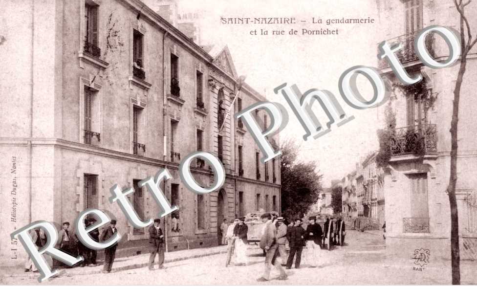 La Gendarmerie et Rue de Pornichet