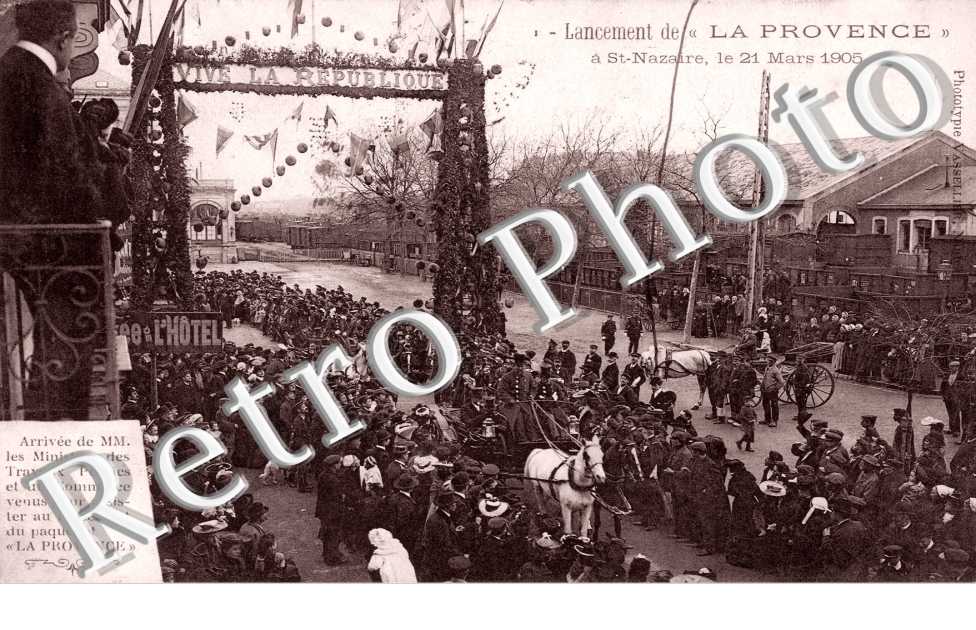 LAncement de la Providence le 21 mars 1905