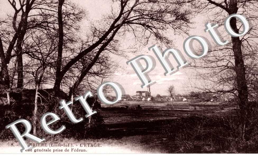 Vue generale de Fédrun , la Briere, l'Etage