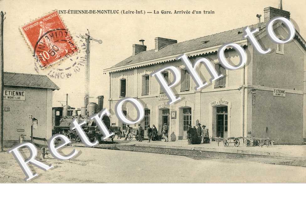 la gare, arrivee d'un train