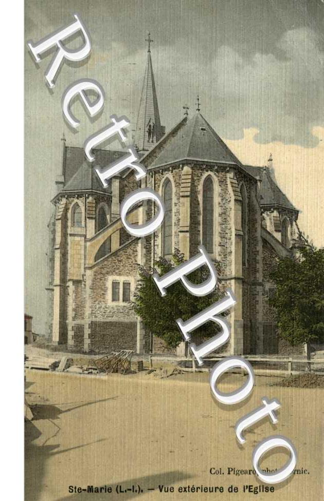 SAINTE-MARIE - Vue Exterieure de l'Eglise