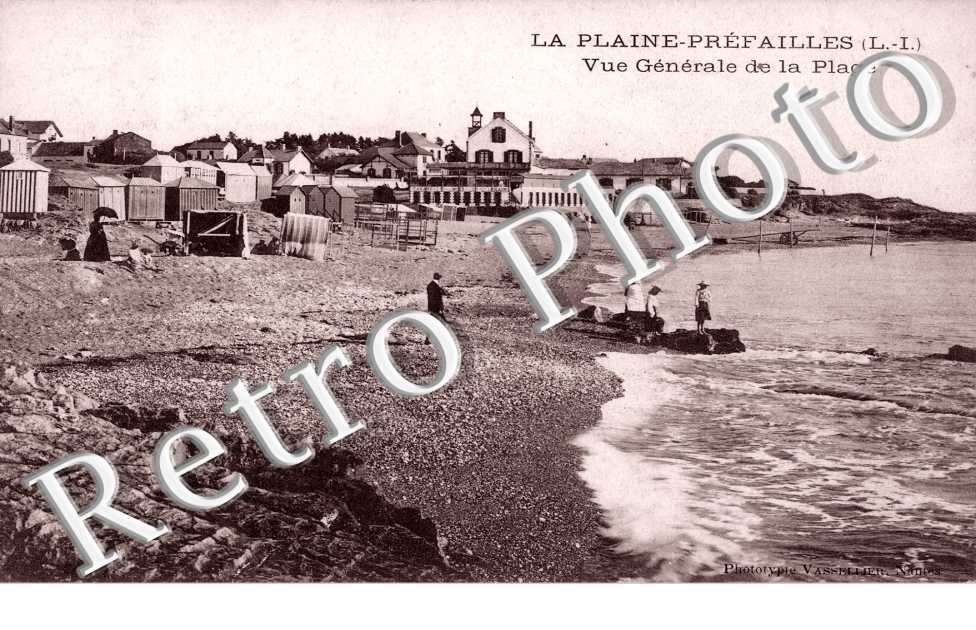 vue generale de la plage