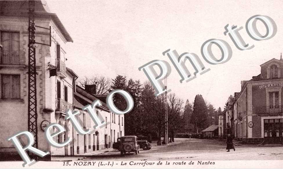 Le carrefour de la route de Nantes