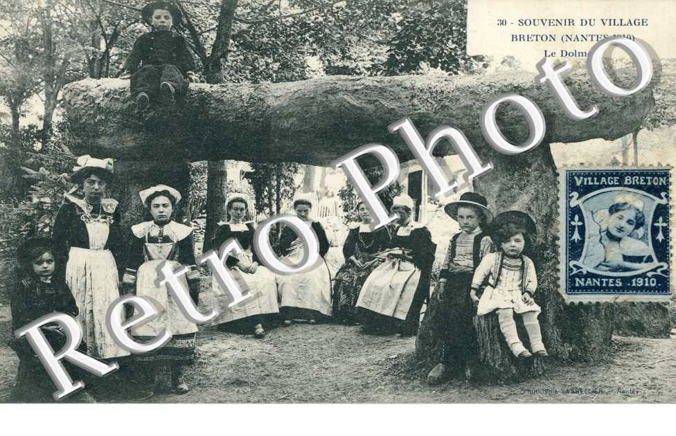 souvenir du village breton 1910 Le Dolmen