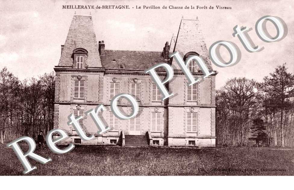 le pavillon de chasse de la foret de Visreau