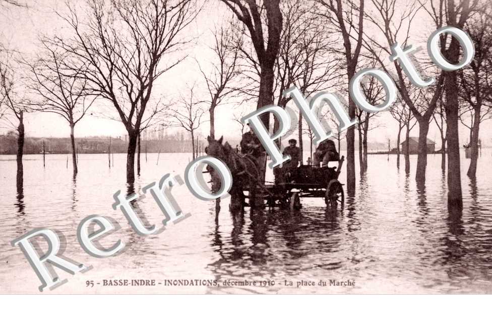 la Place du Marche, Inondations de decembre 1910