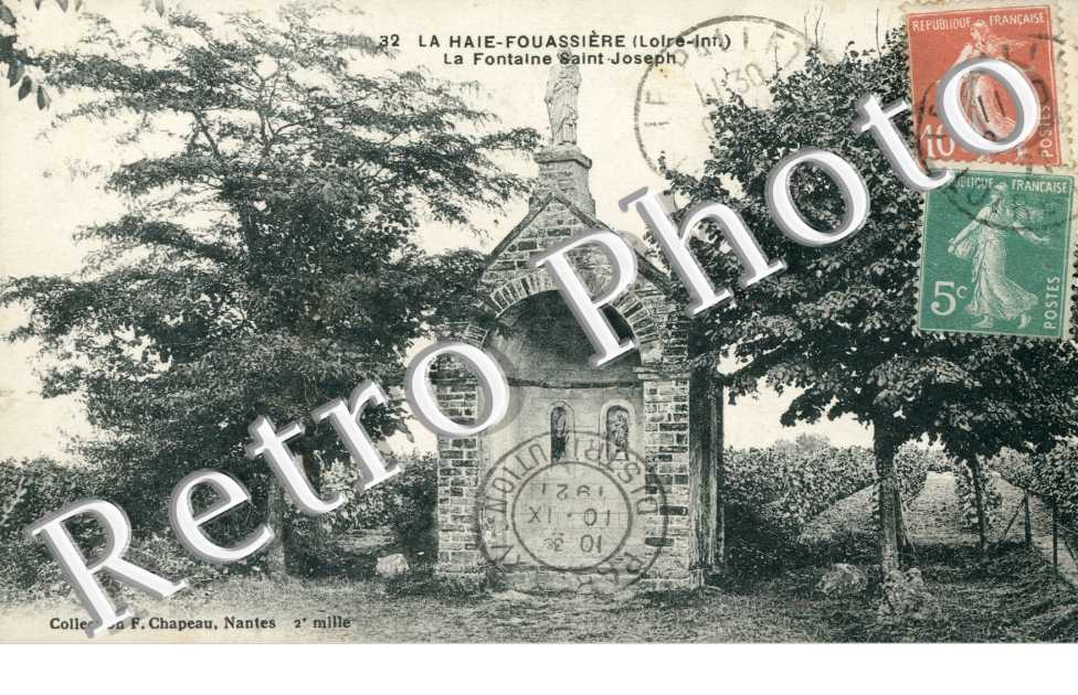 La Haie-Fouassiere -  La fontaine Saint-Joseph
