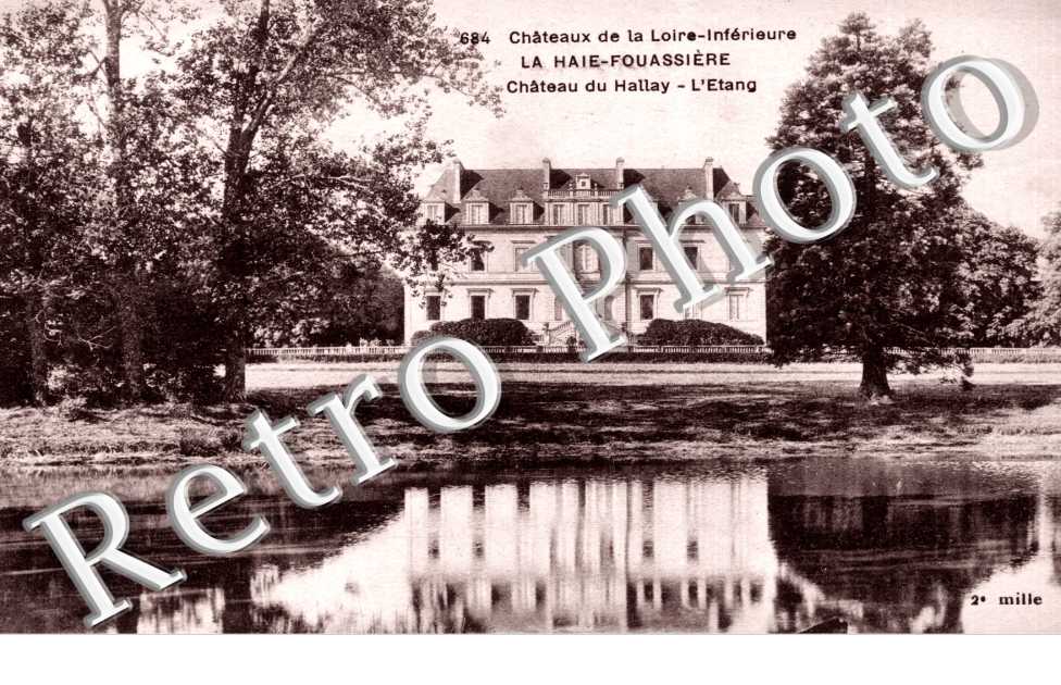 La Haie-Fouassiere -  Chateau du Hallay - l'etang