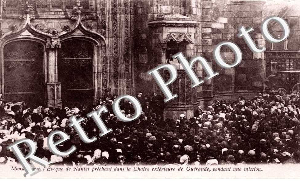 L'Eveque de nantes prechant