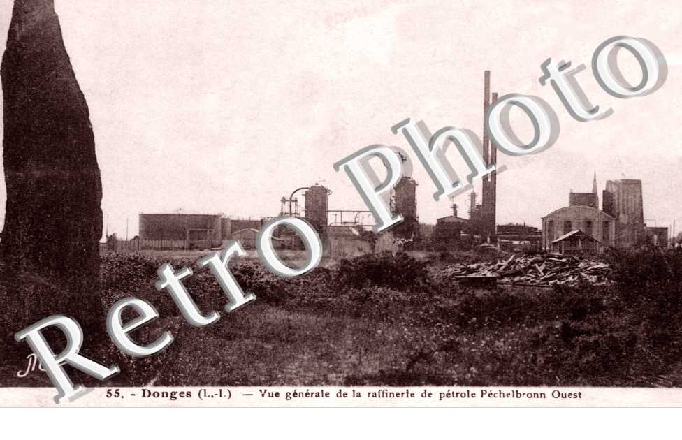 Vue Generale de la Raffinerie de Petrole Pechelbronn Ouest