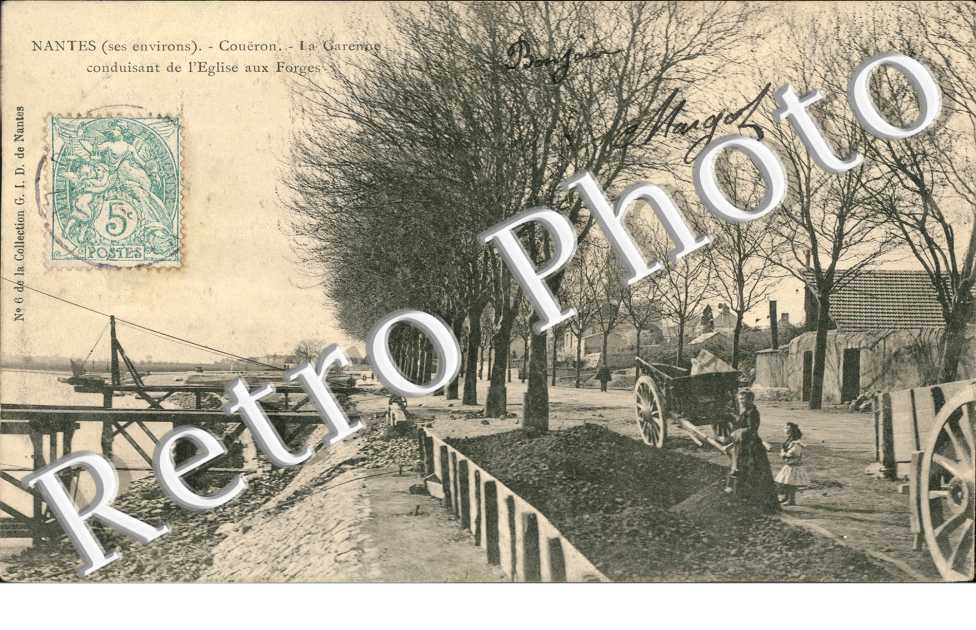 la garenne conduisant de l'eglise aux forges