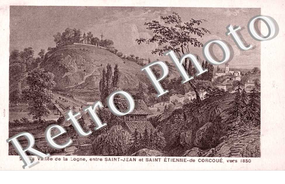 SAINT JEAN DE COURCOUE  et SAINT ETIENNE DE COURCOUE  la vallee de la logne