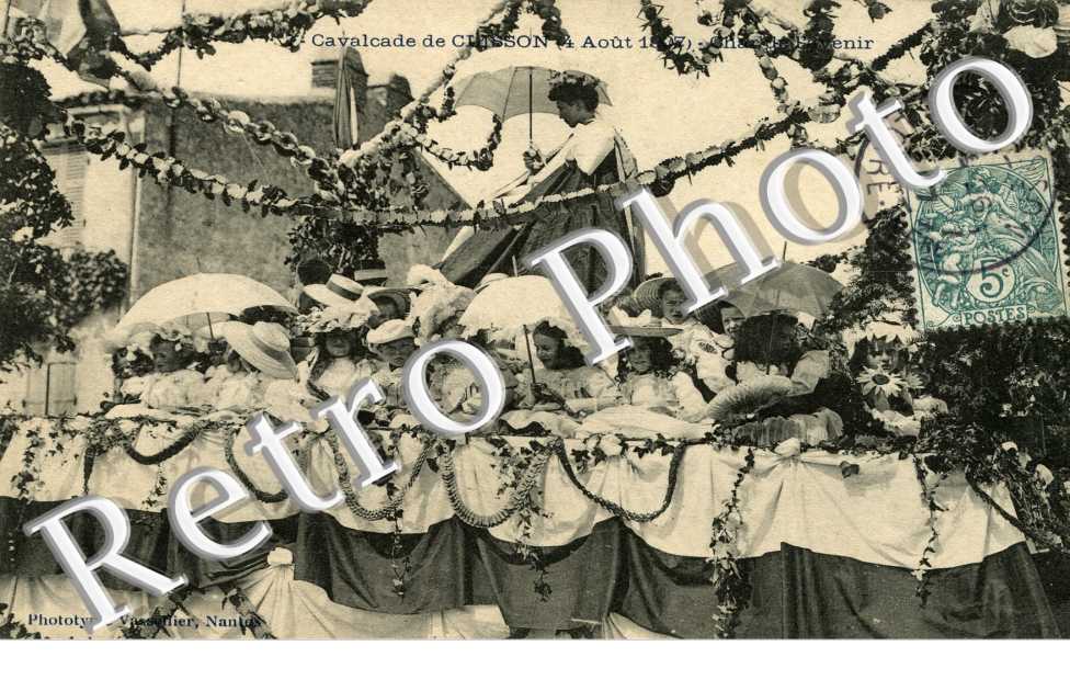 cavalcade du 4 aout 1907, char de l'avenir