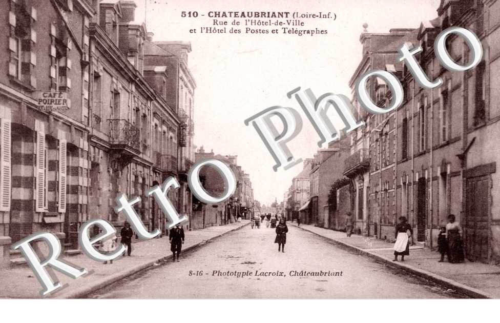 rue de l'hotel de ville et l'hotel des postes et telegraphes