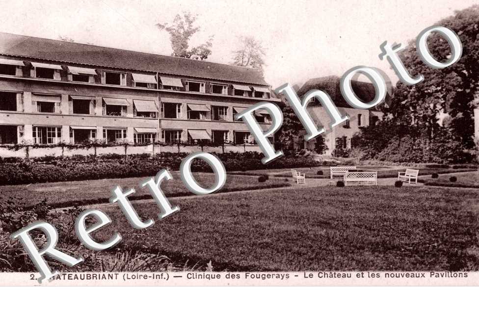 Clinique des Fougerays Le chateau et les nouveaux pavillons