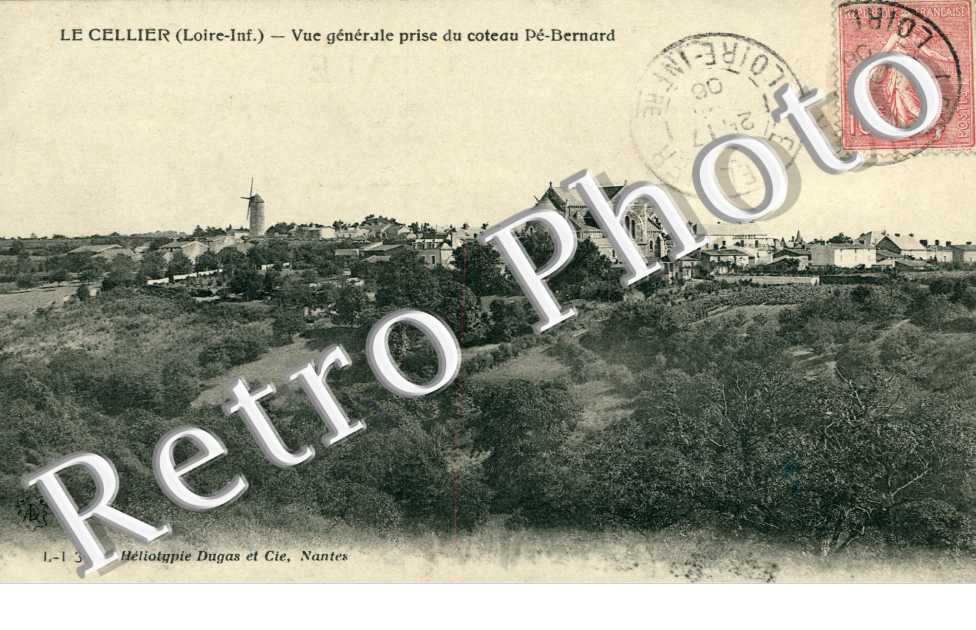 Vue generale prise du coteau Pe-Bernard