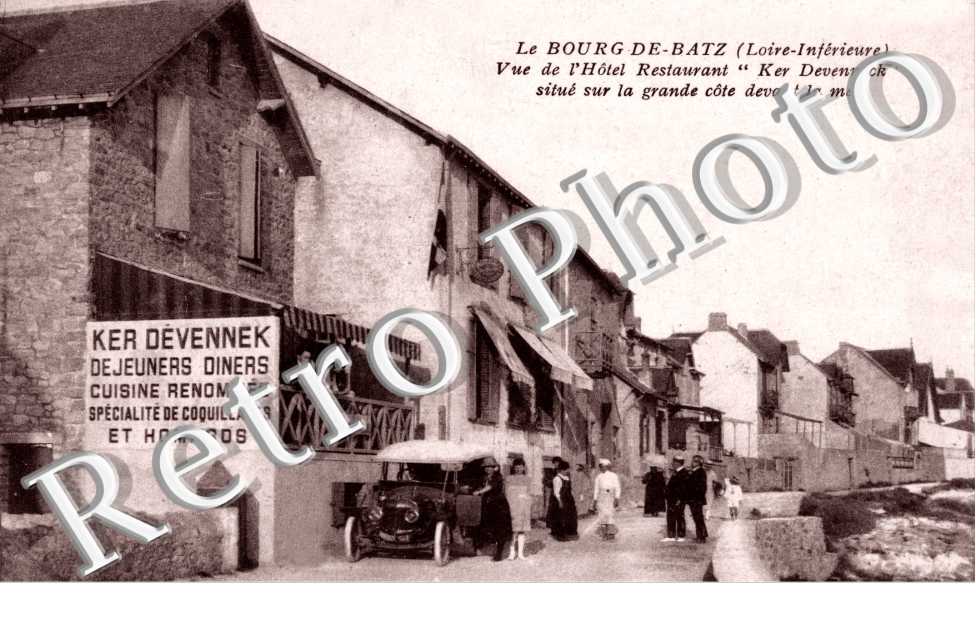 le Bourg de Batz Vue de l'hotel Restaurant  Ker Devenneck