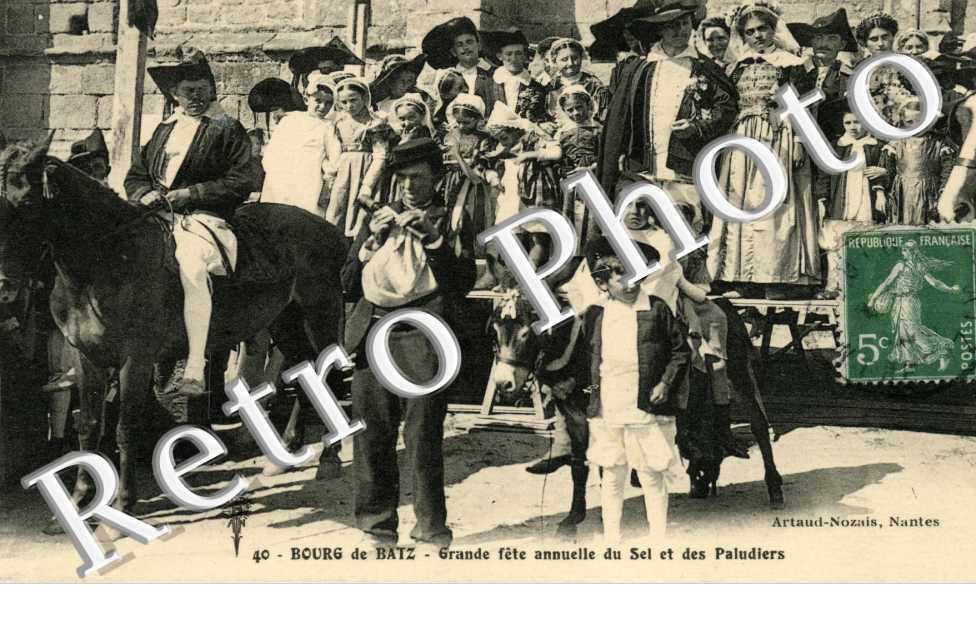 Bourg de Batz grande fete annuelle du Sel et des Paludiers