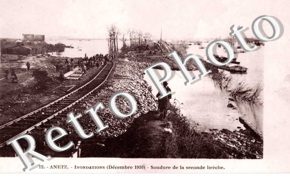 Inondations 1910, Soudure de la breche