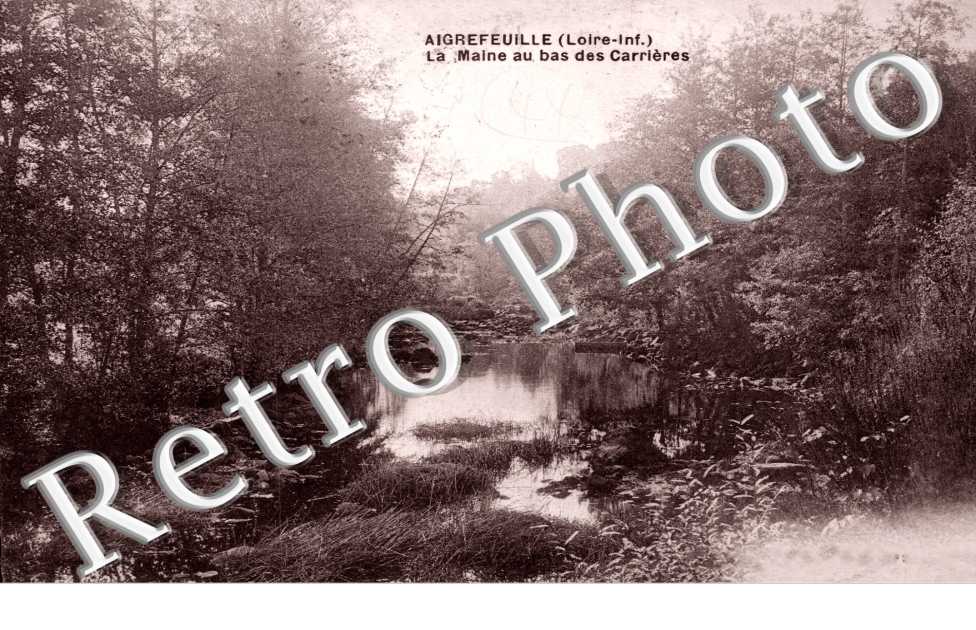 La Maine au bas des Carrières