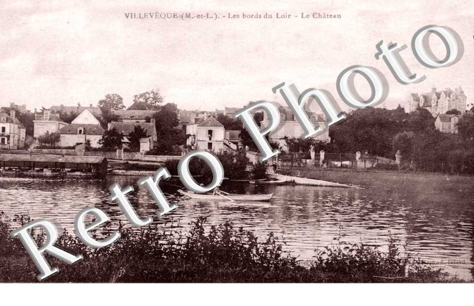 Les bords du Loir - Le chateau