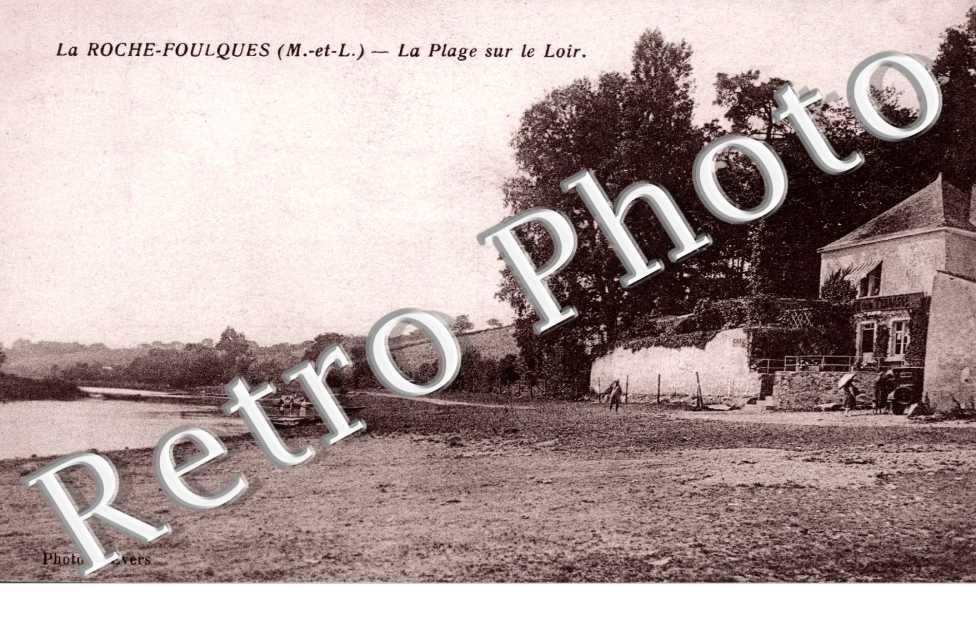 La Roche Foulques, la Plage sur le Loir