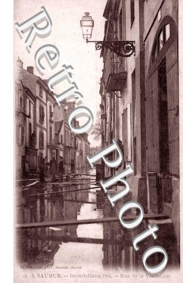 Rue de la Visitation Inondations 1904