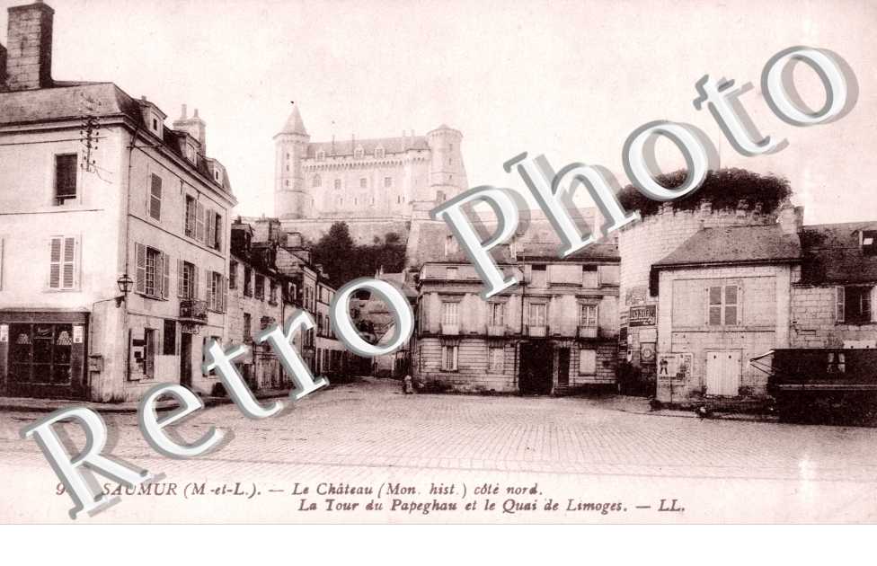 Le Chateau, la Tour du Papeghau et le Quai de Limoges