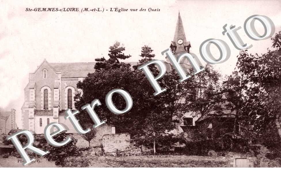 L'eglise vue des quais